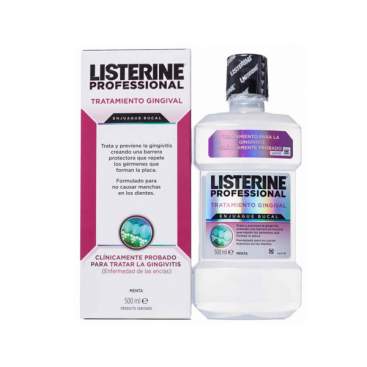 Listerine Profesional Tratamiento Gingival 500Ml