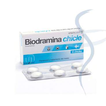 Biodramina 20 Mg 6 Chicles