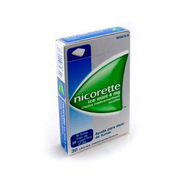 Nicorette Ice Mint 4 Mg 30 Chicles