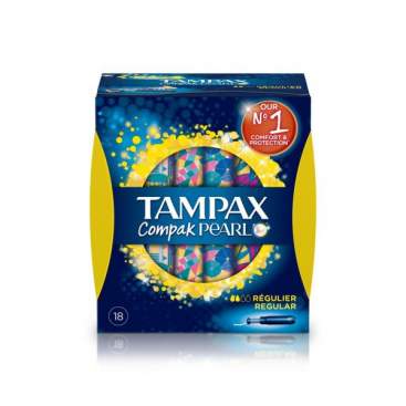Evax Tampax Compak Pearl Tampon Regular 18U