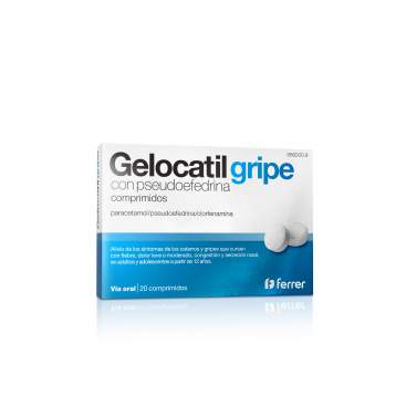 Gelocatil Gripe Pseudoefedrina 20 Comprimidos