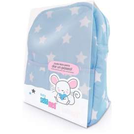 Sebamed Baby Canastilla Mochila Azul Baño 500Ml+Leche 400Ml+Colonia 250Ml+Crema 50Ml+ Toallitas 72U