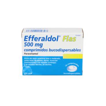 Efferaldol Flas 500 Mg 16 Comprimidos Bucodispersables