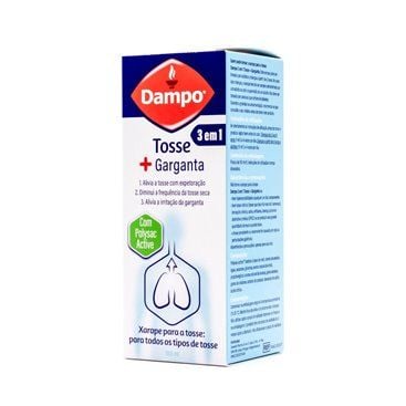 Dampo 3 En 1 Tos + Garganta Jarabe 150Ml