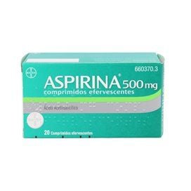 Aspirina 500 Mg 20 Comprimidos Efervescentes