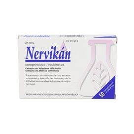 Nervikan 160/80 Mg 50 Comprimidos Recubiertos