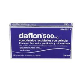 Daflon 500 500 Mg 30 Comprimidos Recubiertos