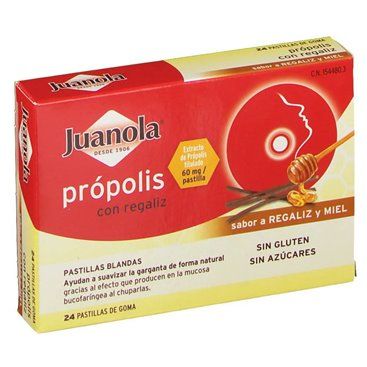 Juanola Pastillas Blandas Propolis 48 G Sabor Regaliz y Miel EN