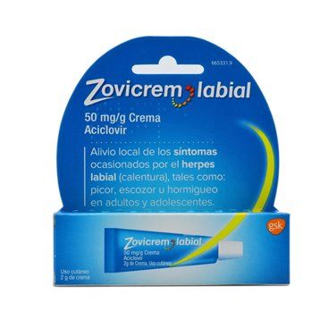 Zovicrem Labial 50 Mg/G Crema 2 G Tubo