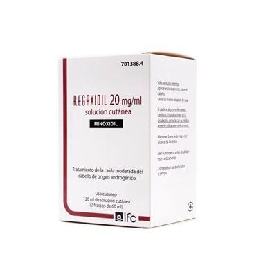 Regaxidil 20 Mg/Ml Solucion Cutanea 1 Frasco 60 Ml