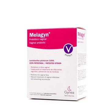 Melagyn Probiotico Vaginal 7 Comprimidos Vaginales